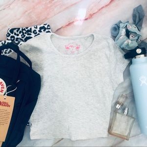 Ribbed Cropped Baby Tee